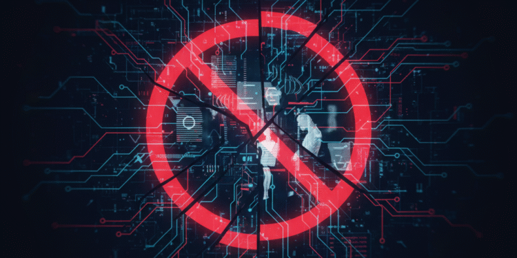 AI image on digital obscenity