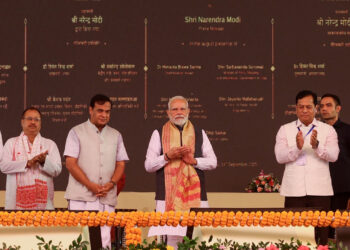 PM Modi inaugurates and lays stones for ₹6,300 crore in Darrang, Assam