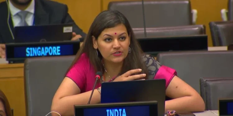 Petal Gahlot is currently the first secretary at India’s Permanent Mission to the UN