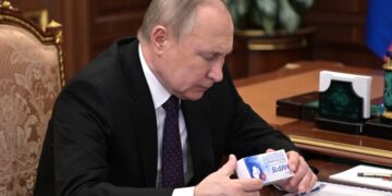 Putin calls out west’s ‘pretext’ for economic pressure on Moscow’s partners