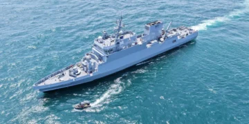 Submarine killer INS Androth was commissioned into the Indian Navy