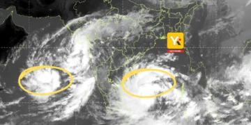Double threat to east and west coast following the formation of cyclone montha and depression in Arabian Sea