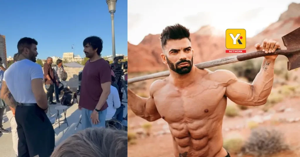 Ravi Teja and Sergi Constance seen together in Valencia, Spain