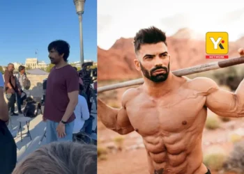 Ravi Teja and Sergi Constance seen together in Valencia, Spain