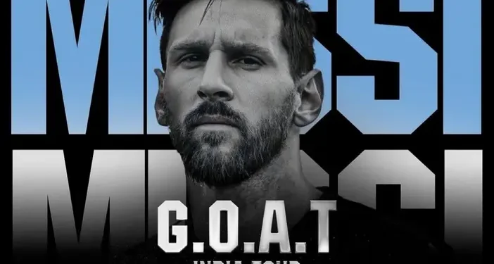 Messi India GOAT tour