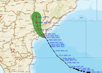 Cyclone Montha makes landfall near Kakinada