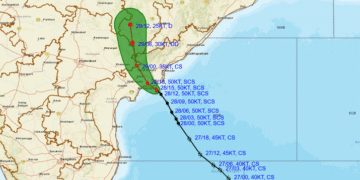 Cyclone Montha makes landfall near Kakinada