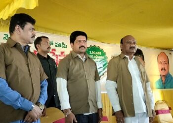 Minister Kollu Ravindra launched the scheme in the presence of Speaker Ayyanna Patrudu and MP CM Ramesh in Anakapalli on Saturday