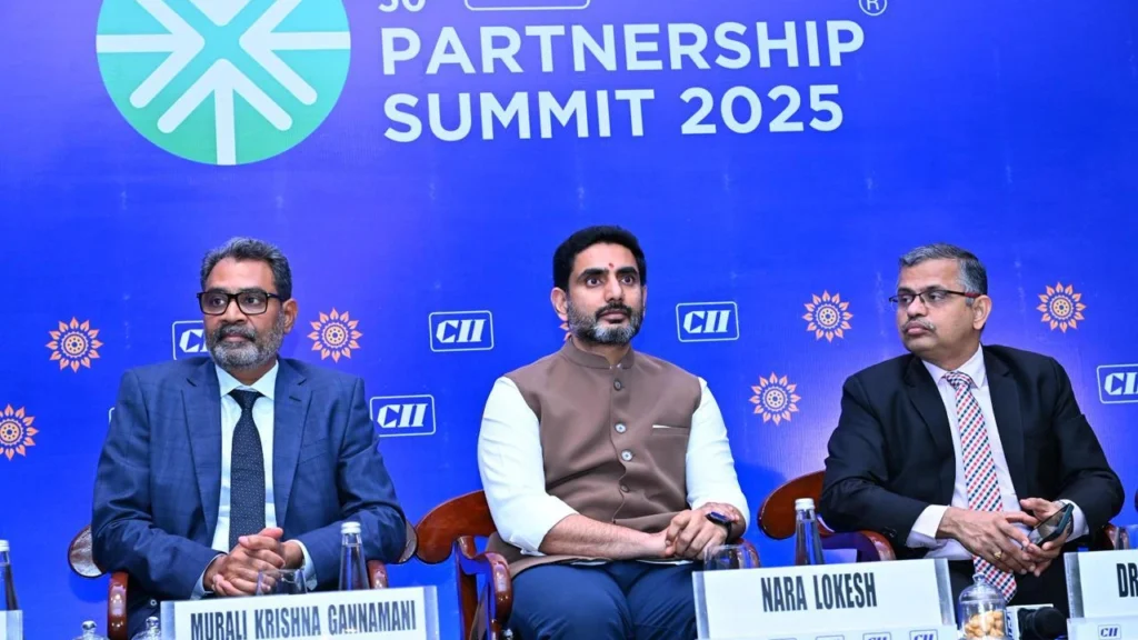 Minister Lokesh at Mumbai CII Roadshow