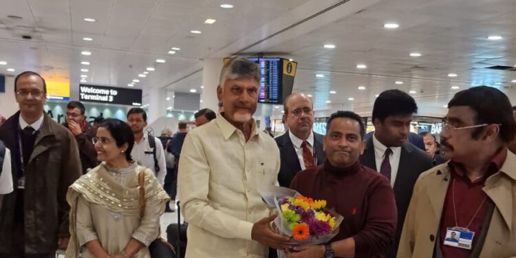 Naidu in London
