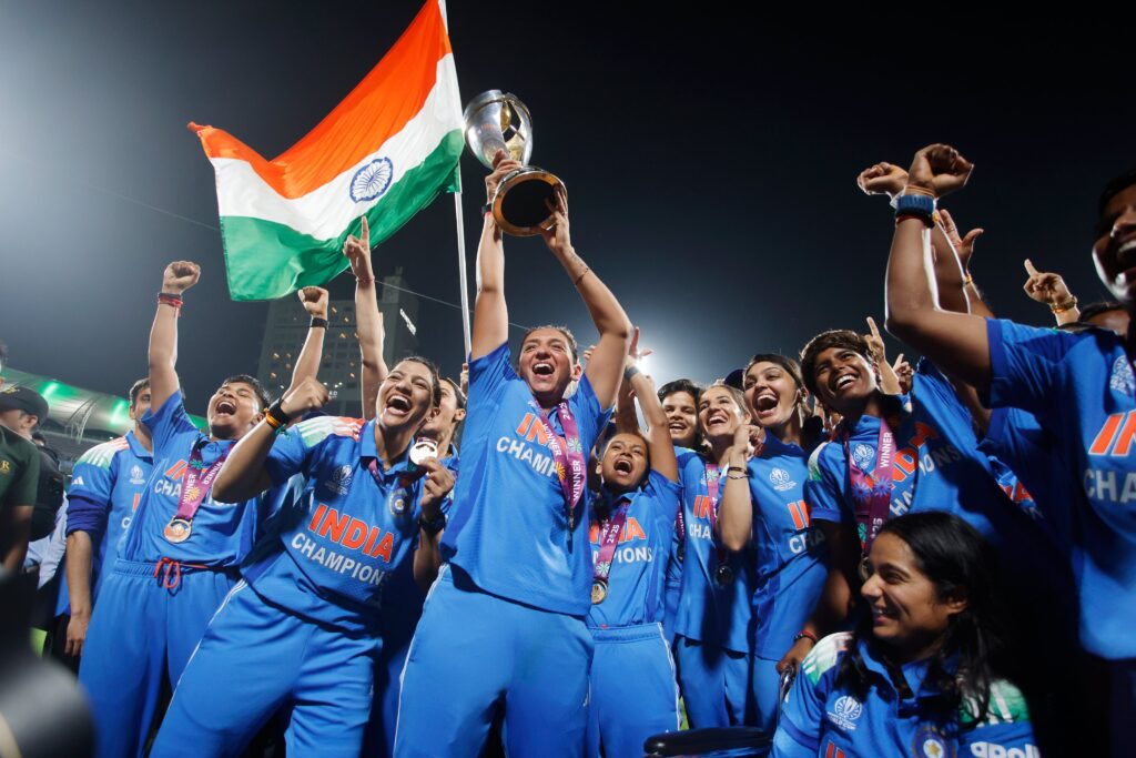 India women's cricket world cup win celebrations