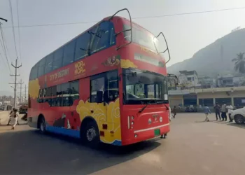 Double-Decker Bus Simhachalam Temple Vizag