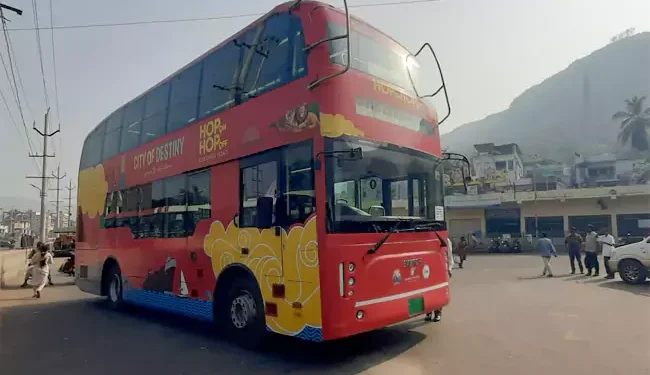 Double-Decker Bus Simhachalam Temple Vizag