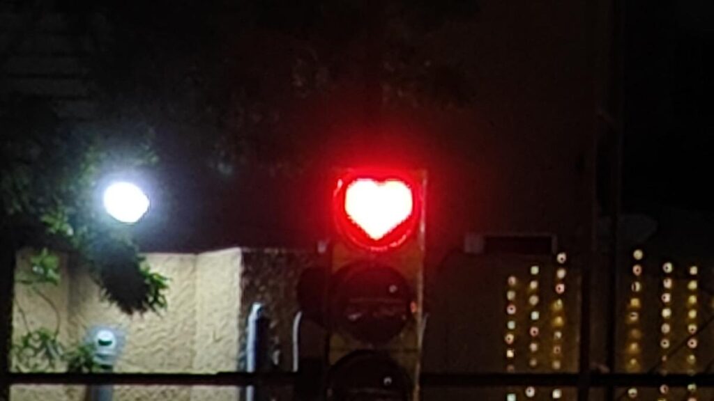 Chennai’s heart-shaped red signals 