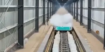 China Maglev Train Test