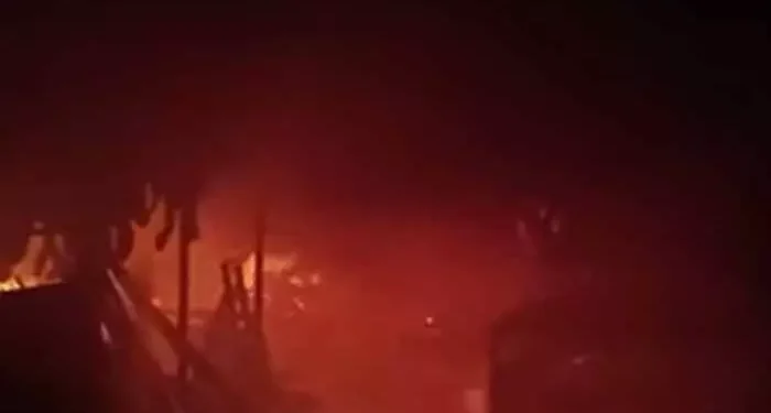 Vizianagaram Fire Accident elderly woman