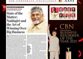 Chandrababu Naidu Wins Prestigious ‘Economic Times Business Reformer of the Year 2025’ Award