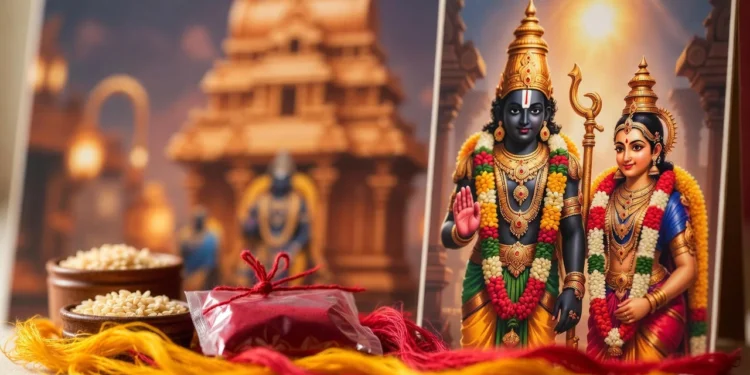 Srivari Akshintalu Bring Divine Blessings to Newlywed Couples