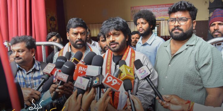 Team Mana Shankara Vara Prasad Seeks Blessings at Kanaka Durga Temple Ahead of MSG Release