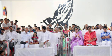YS Jagan Attends Christmas 2025 Prayers in Pulivendula