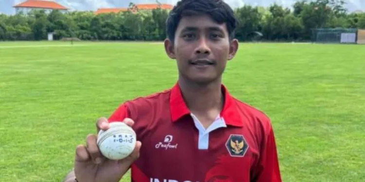 Gede Priyanthana, Indonesia cricket, T20 world record, five wickets in an over, international T20 cricket, Indonesia vs Cambodia, cricket news
