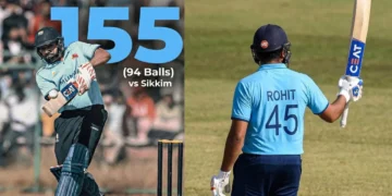 Rohit Sharma Smashes 155 in Vijay Hazare Trophy Comeback