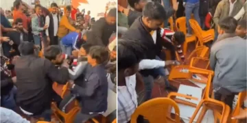 Samosa Fight at PM Modi’s Lucknow Event Goes Viral