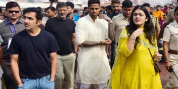 Suryakumar Yadav, Gautam Gambhir and Team India visit Shri Jagannath Temple