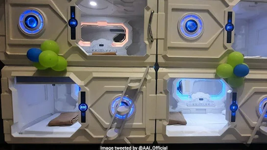 Sleeping Pods Launched at Railway Stations for Passengers