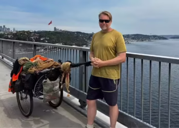 Carl Bushby Nears Home After a 27-Year Walk Around the World