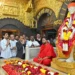 Nara Lokesh and his wife Brahmani offered special prayers at the Shirdi Sai Baba temple and participated in Kakada Aarti rituals.