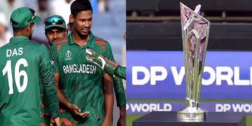 bangladesh urges icc to change t20 world cup venues from india citing security concerns and demands a hybrid model.