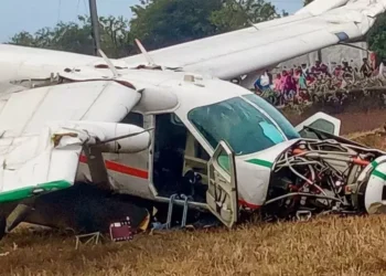 a chartered aircraft crashed near rourkela in odisha due to suspected engine failure, leaving six people injured. dgca orders probe.