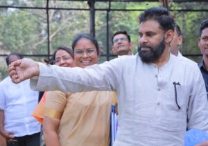 Pawan Kalyan at Indira Gandhi Zoological Park in Visakhapatnam