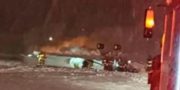 Bombardier Challenger 650 jet crash at Bangor International Airport Maine