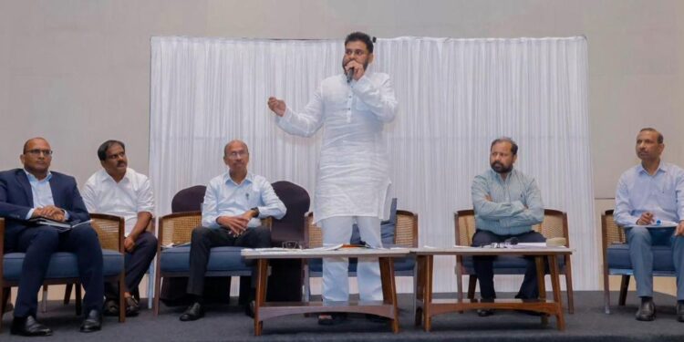 pawan kalyan meeting industrialists on pollution control in visakhapatnam