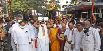 Sri Tirupatamma Brahmotsavams procession at Penuganchiprolu temple