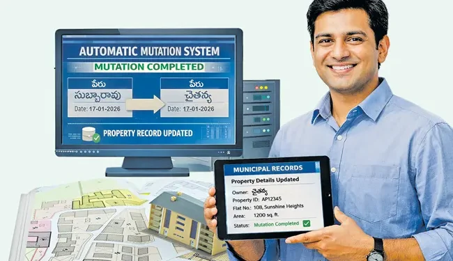 andhra pradesh’s automatic mutation system enables same-day registration and mutation, ending delays and illegal charges.