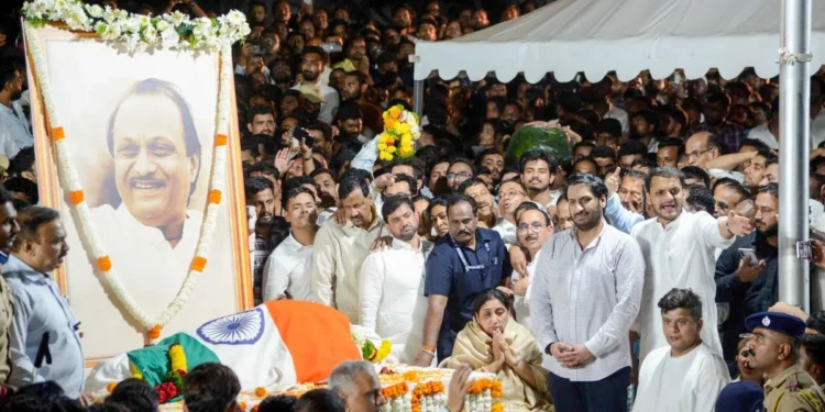 Ajit Pawar funeral arrangements in Baramati with state honours
