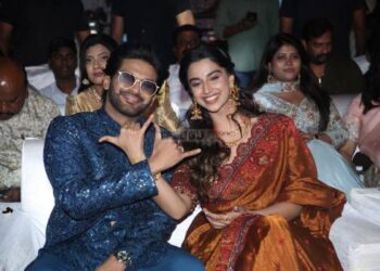 naveen polishetty says audience support drives his film success at the anaganaga oka raju pre release event.