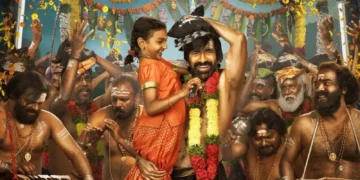 ravi teja irumudi movie first look poster