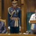 President Droupadi Murmu addressing Parliament at the start of the Budget Session