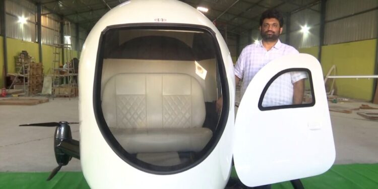 guntur-based magnum wings completes air taxi frame test and aims to launch commercial air taxi services in andhra pradesh within two years.
