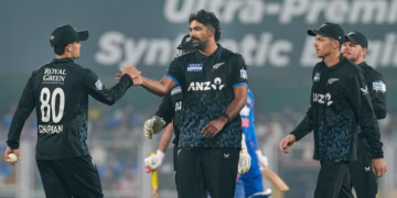 India vs New Zealand fourth T20I match action