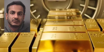 canada police arrest a key accused in the biggest gold heist as prime suspect simranpreet panesar is traced to india.