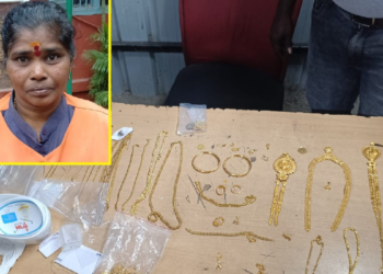 chennai sanitation worker finds 36 tolas of gold in garbage and hands it to police, cm stalin rewards her with ₹1 lakh.