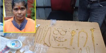 chennai sanitation worker finds 36 tolas of gold in garbage and hands it to police, cm stalin rewards her with ₹1 lakh.