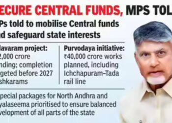 Chandrababu Naidu pushing Amaravati capital status bill in Parliament