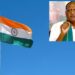 Gutta Sukhender Reddy hoisting national flag at Telangana Legislative Council