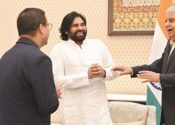 Andhra Pradesh Deputy Chief Minister Pawan Kalyan during Delhi visit